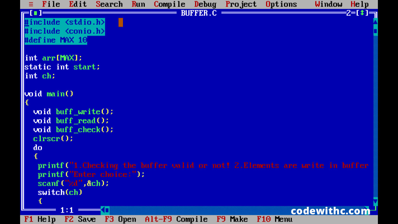 C programming software free download